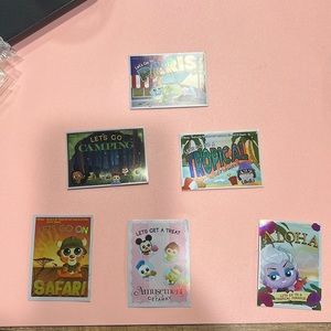 Disney Doorables let’s go postcard